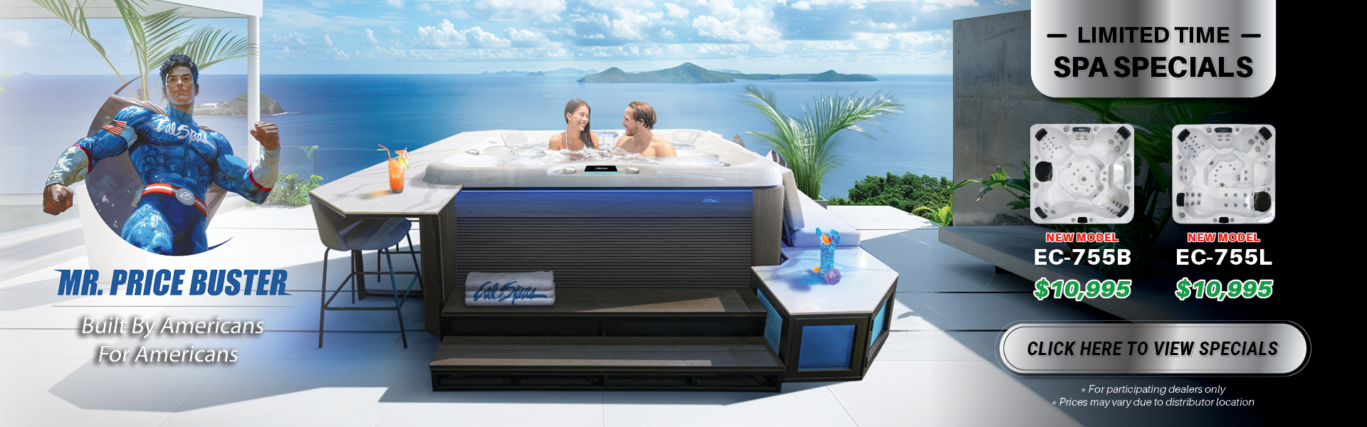 Calspas hot tub being used in a family setting - Bethlehem